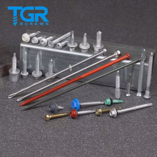 Tornillo autoperforante Sujetadores para techos Tornillo bimetálico