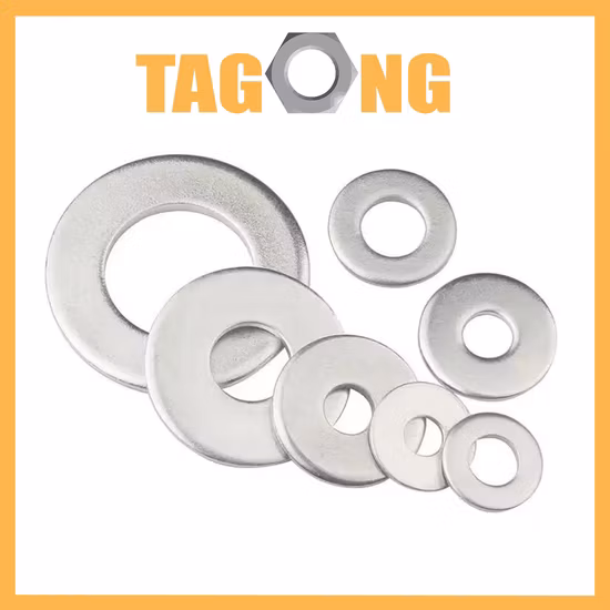 Arandelas espaciadoras DIN125 de arandela plana de titanio M10 para motocicleta y coche
