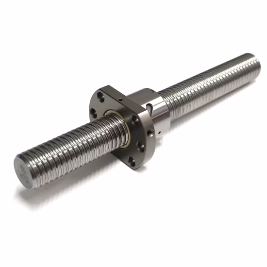 15 Years Professional Chinese Factory Offer CF53 Material C7 Tolerance Customized Ballscrew Shaft End Machinized Linear Motion Ball Screw